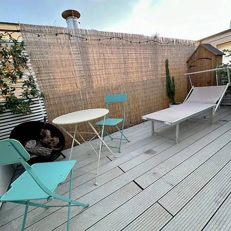 Roof Terrace Marina Centro - - Train Station - Wifi